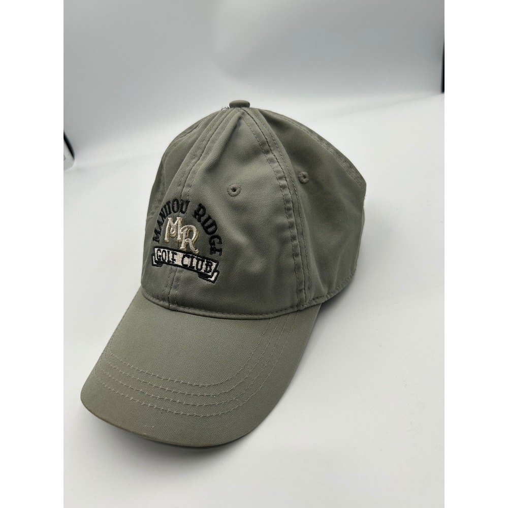 Ahead Pima Manitou Ridge Golf Club Hat Olive Green Strapback Cotton Cap